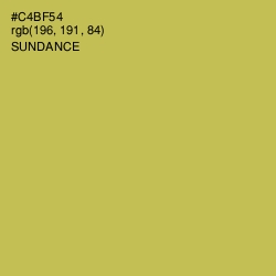 #C4BF54 - Sundance Color Image