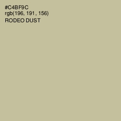 #C4BF9C - Rodeo Dust Color Image