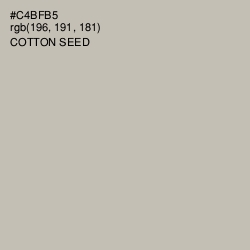 #C4BFB5 - Cotton Seed Color Image