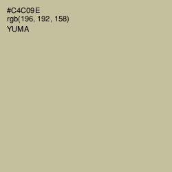 #C4C09E - Yuma Color Image