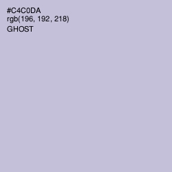 #C4C0DA - Ghost Color Image