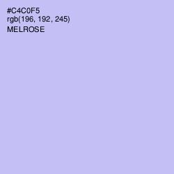 #C4C0F5 - Melrose Color Image