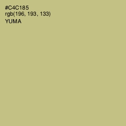 #C4C185 - Yuma Color Image