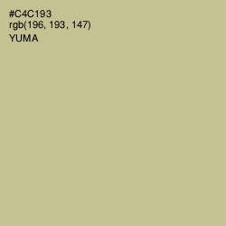 #C4C193 - Yuma Color Image