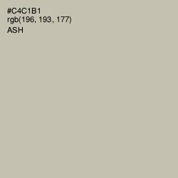 #C4C1B1 - Ash Color Image
