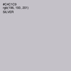 #C4C1C9 - Silver Color Image