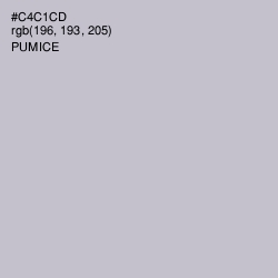 #C4C1CD - Pumice Color Image