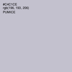 #C4C1CE - Pumice Color Image