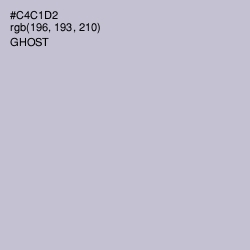 #C4C1D2 - Ghost Color Image