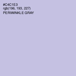 #C4C1E3 - Periwinkle Gray Color Image