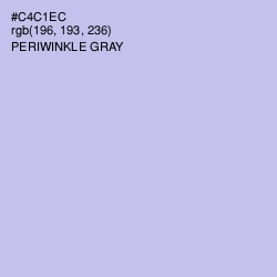 #C4C1EC - Periwinkle Gray Color Image