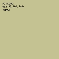 #C4C292 - Yuma Color Image