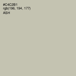 #C4C2B1 - Ash Color Image