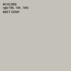 #C4C2B8 - Mist Gray Color Image