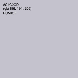 #C4C2CD - Pumice Color Image