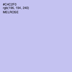 #C4C2F0 - Melrose Color Image