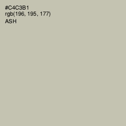 #C4C3B1 - Ash Color Image