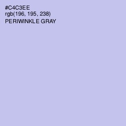 #C4C3EE - Periwinkle Gray Color Image