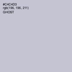 #C4C4D3 - Ghost Color Image