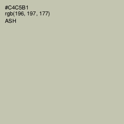 #C4C5B1 - Ash Color Image