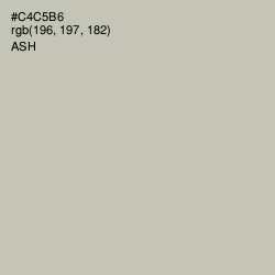 #C4C5B6 - Ash Color Image