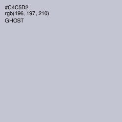 #C4C5D2 - Ghost Color Image
