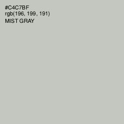 #C4C7BF - Mist Gray Color Image