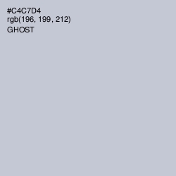 #C4C7D4 - Ghost Color Image