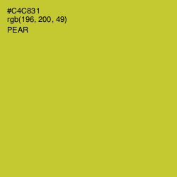 #C4C831 - Pear Color Image