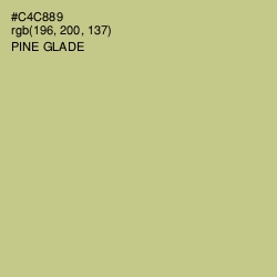 #C4C889 - Pine Glade Color Image