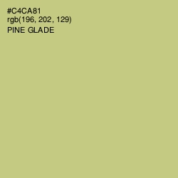 #C4CA81 - Pine Glade Color Image