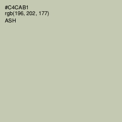 #C4CAB1 - Ash Color Image