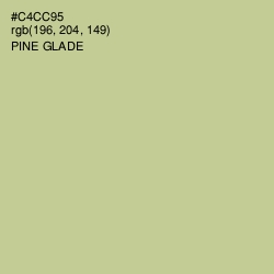 #C4CC95 - Pine Glade Color Image