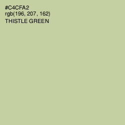 #C4CFA2 - Thistle Green Color Image