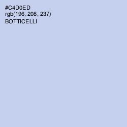 #C4D0ED - Botticelli Color Image
