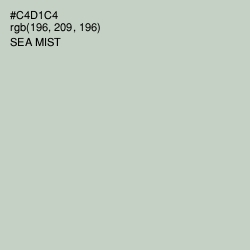 #C4D1C4 - Sea Mist Color Image