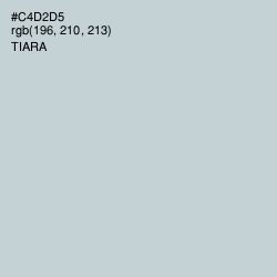 #C4D2D5 - Tiara Color Image