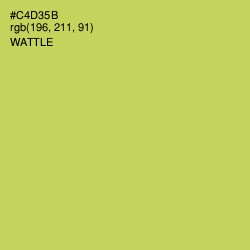 #C4D35B - Wattle Color Image