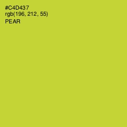 #C4D437 - Pear Color Image