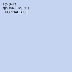 #C4D4F1 - Tropical Blue Color Image