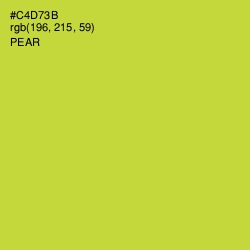 #C4D73B - Pear Color Image