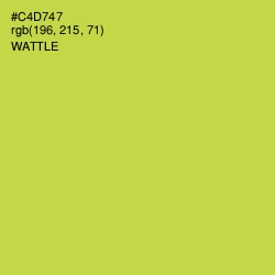 #C4D747 - Wattle Color Image