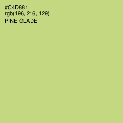 #C4D881 - Pine Glade Color Image