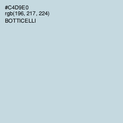 #C4D9E0 - Botticelli Color Image