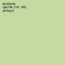 #C4DAA0 - Sprout Color Image