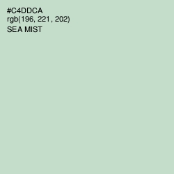 #C4DDCA - Sea Mist Color Image