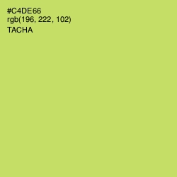 #C4DE66 - Tacha Color Image