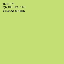 #C4E075 - Yellow Green Color Image