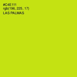 #C4E111 - Las Palmas Color Image
