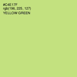 #C4E17F - Yellow Green Color Image